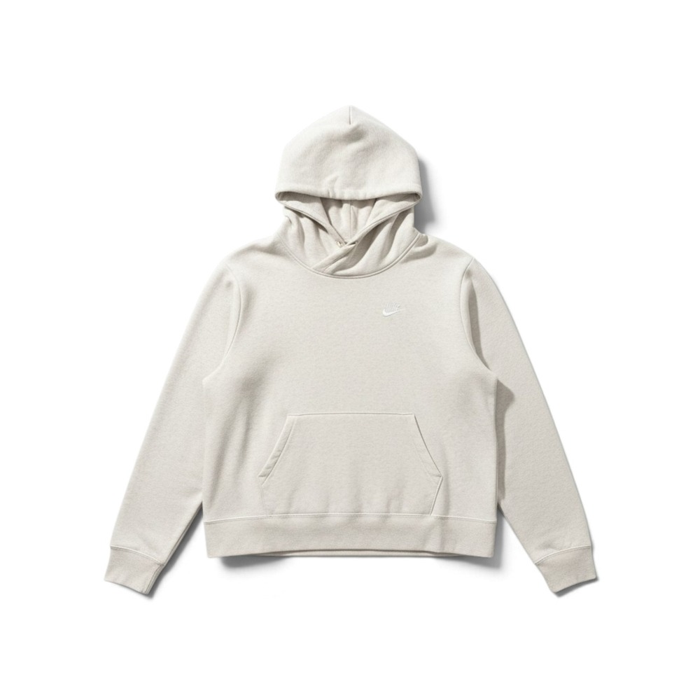 Nike Funnel Neck Hoodie Women 2X Athleisure Gorpcore Oatmeal B1220-31000